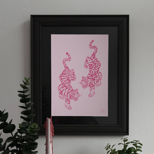 PINK TIGER + LEOPARD PRINT