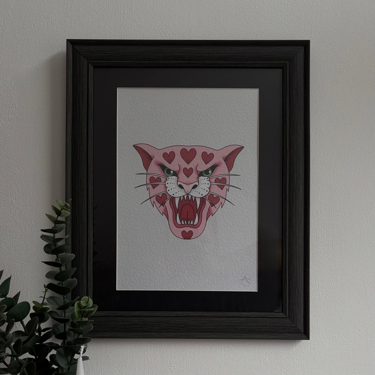 PINK JAGUAR PRINT