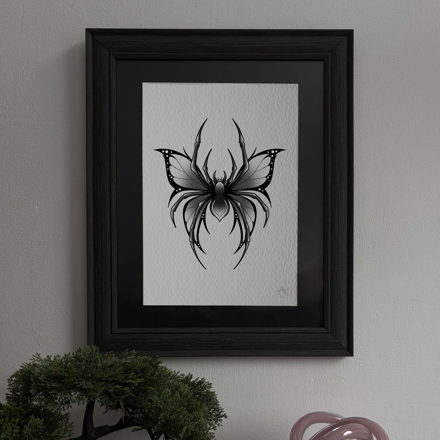 SPIDER BUTTERFLY PRINT