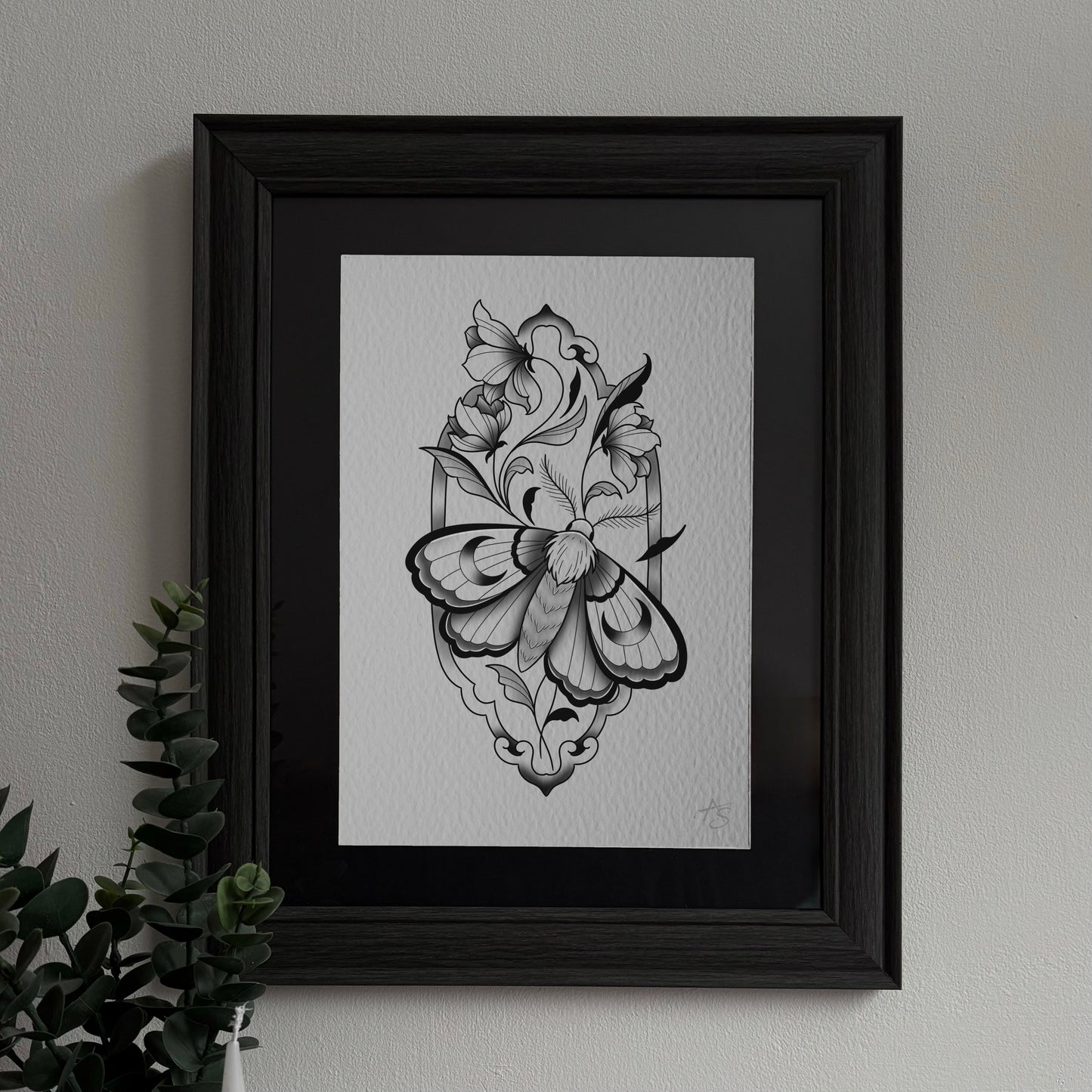 MOTH FRAME PRINT