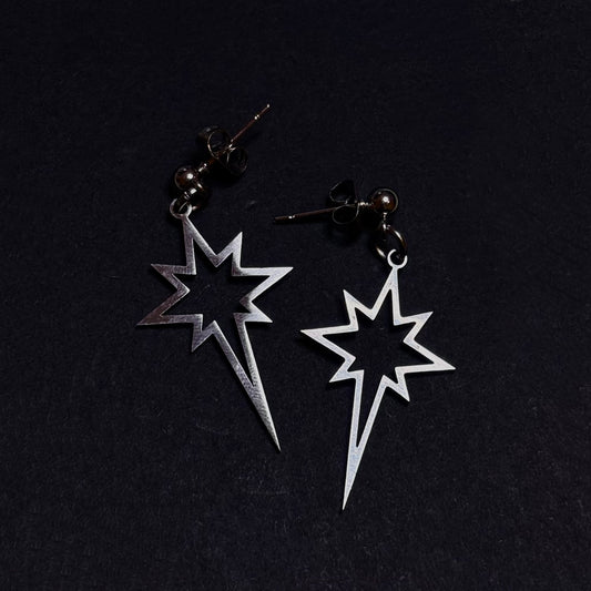 “SILVER STAR” EARRINGS